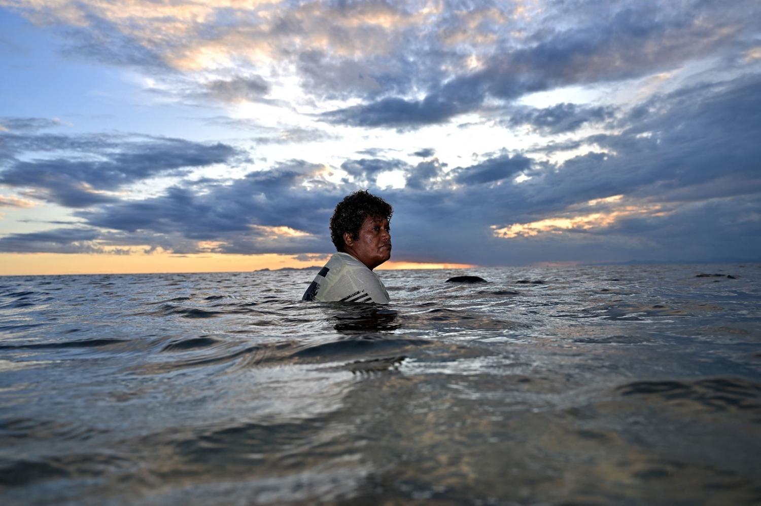 Climate change is cited as the number one concern for Pacific leaders. Fiji has been preparing for the day it needs to relocate coastal villages due to climate change (Saeed Khan/AFP via Getty Images)